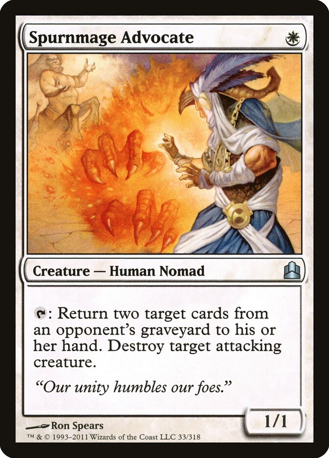 Spurnmage Advocate, Commander 2011 · 33/318