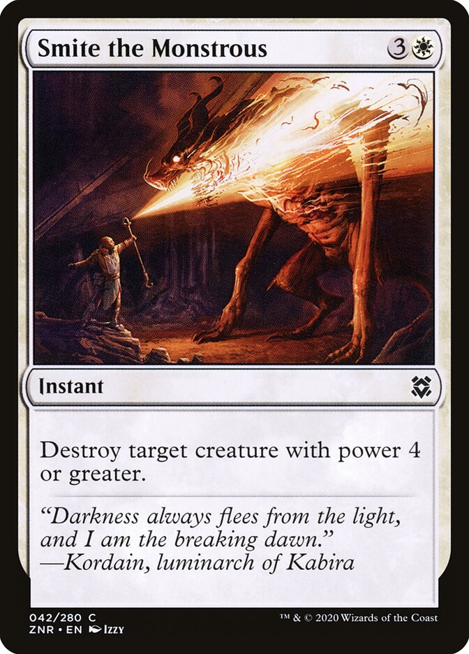 Smite the Monstrous, Zendikar Rising · 042/280
