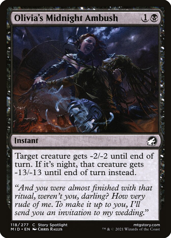 Olivia's Midnight Ambush, Innistrad: Midnight Hunt · 118/277