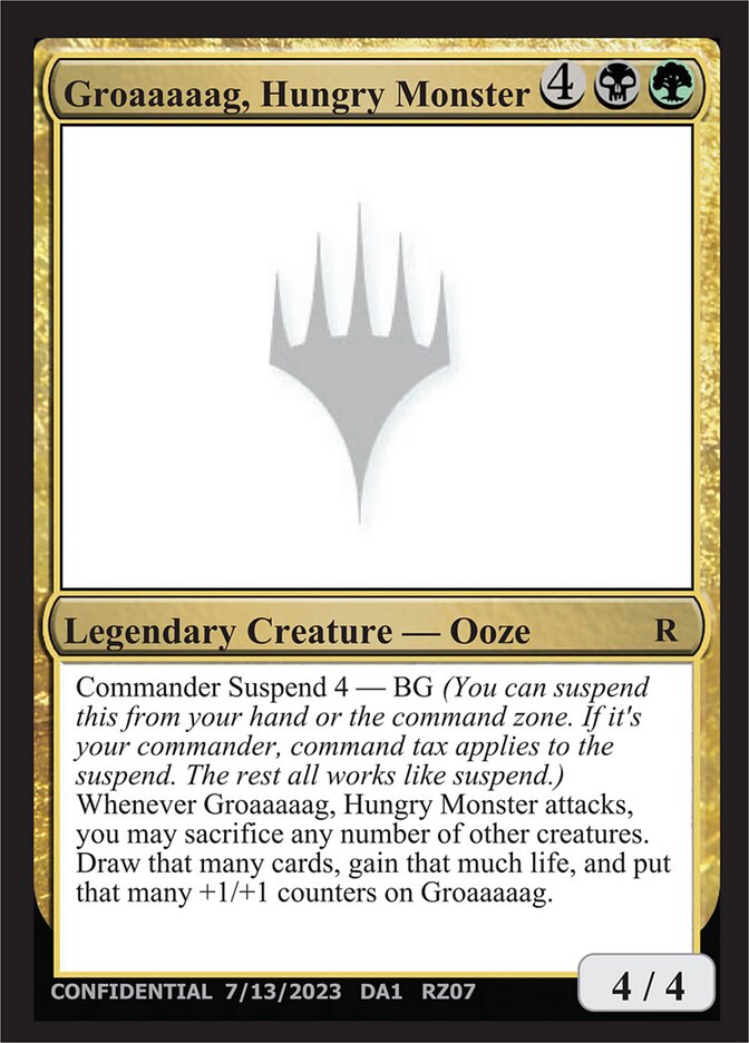 Groaaaaag, Hungry Monster, Unknown Event · rz07b