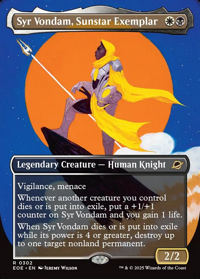 Syr Vondam, Sunstar Exemplar, Edge of Eternities · 0302