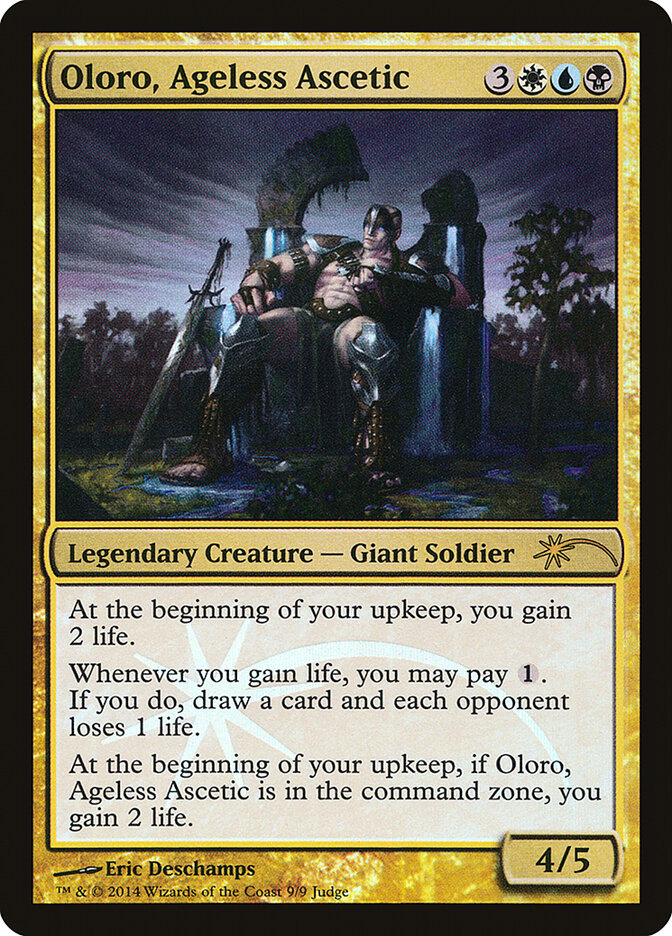 Oloro, Ageless Ascetic, Judge Gift Cards 2014 · 9/9