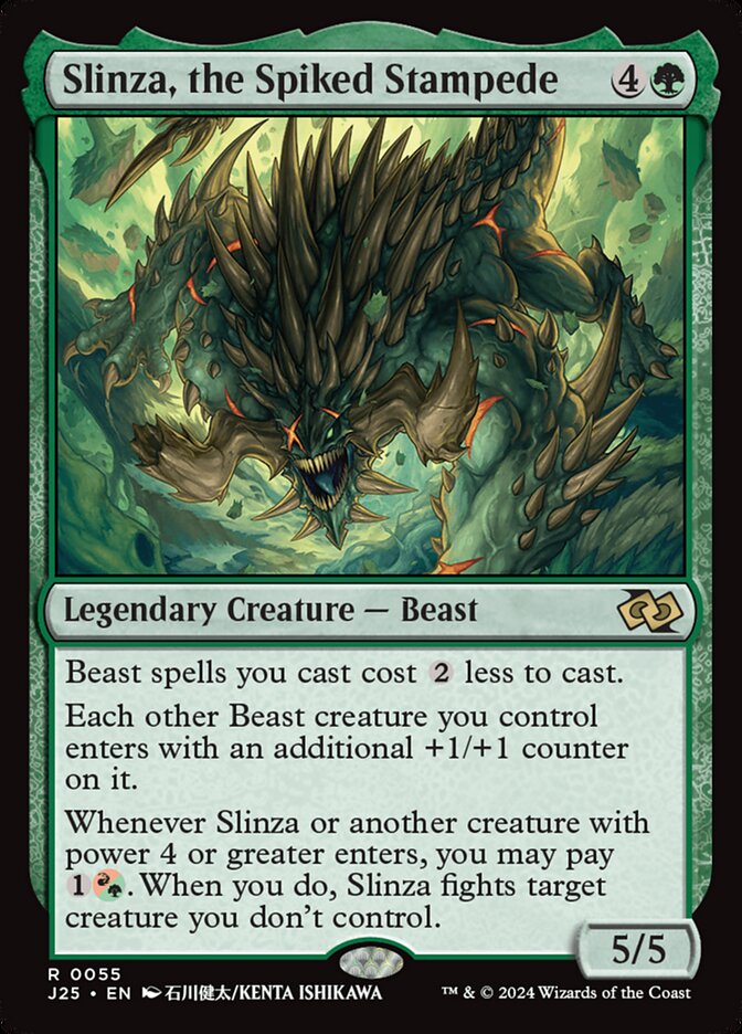 Slinza, the Spiked Stampede, Foundations Jumpstart · 0055