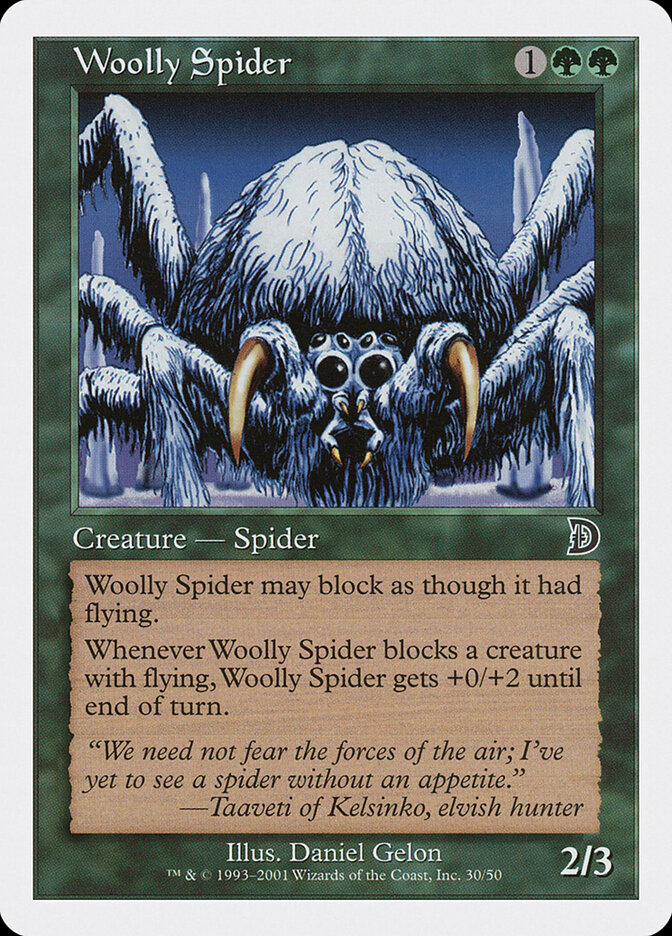 Woolly Spider, Deckmasters · 30/50