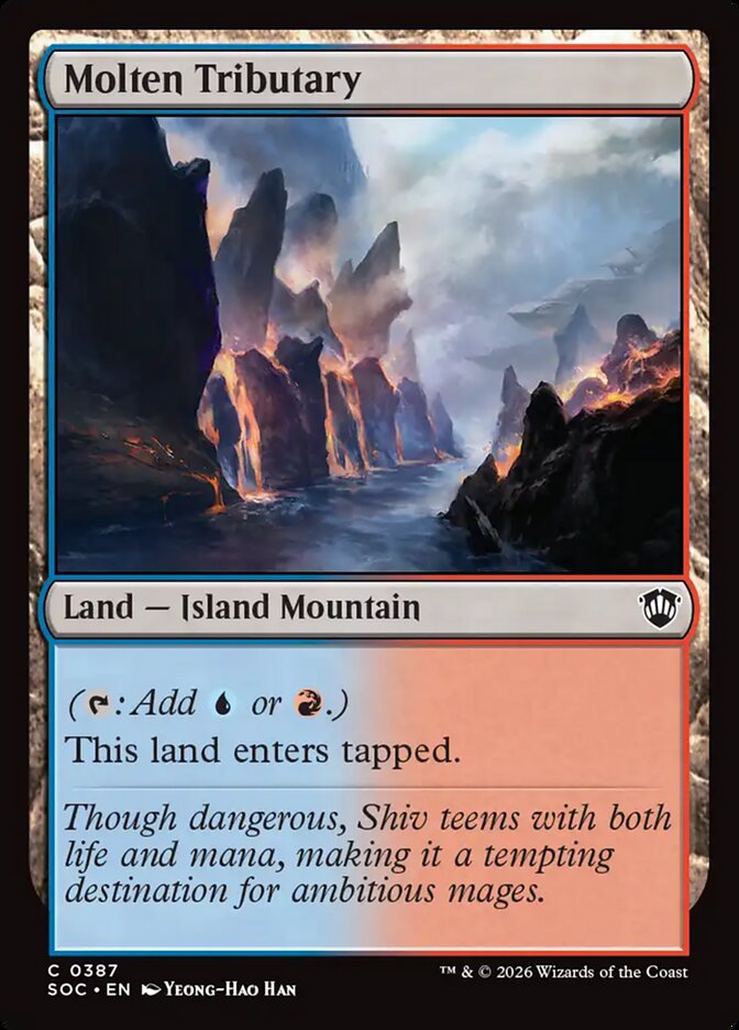 Molten Tributary, Secrets of Strixhaven Commander · 0387