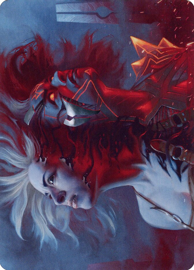 Thrill of Possibility // Thrill of Possibility, Phyrexia: All Will Be One Art Series · 036