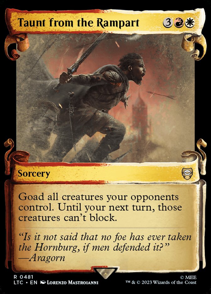 Taunt from the Rampart, Tales of Middle-earth Commander · 0481