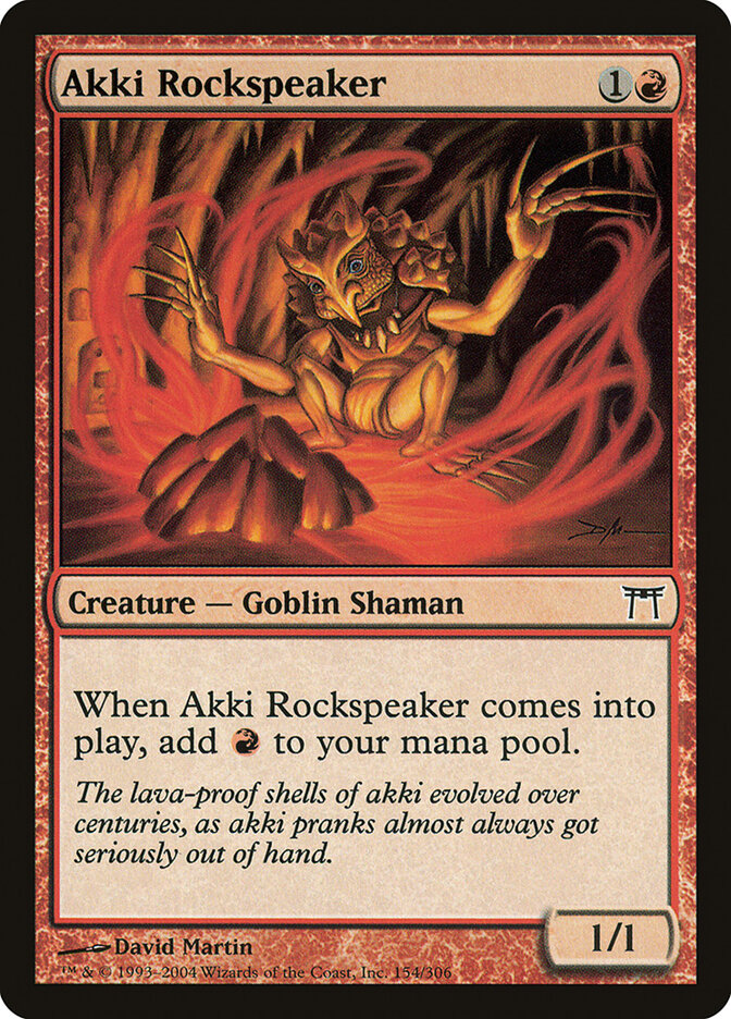 Akki Rockspeaker, Champions of Kamigawa · 154/306
