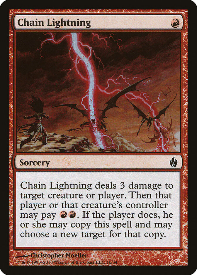 Chain Lightning, Premium Deck Series: Fire and Lightning · 16/34