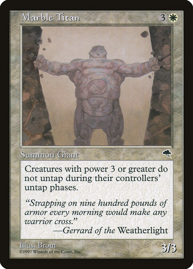 Marble Titan, Tempest · 28