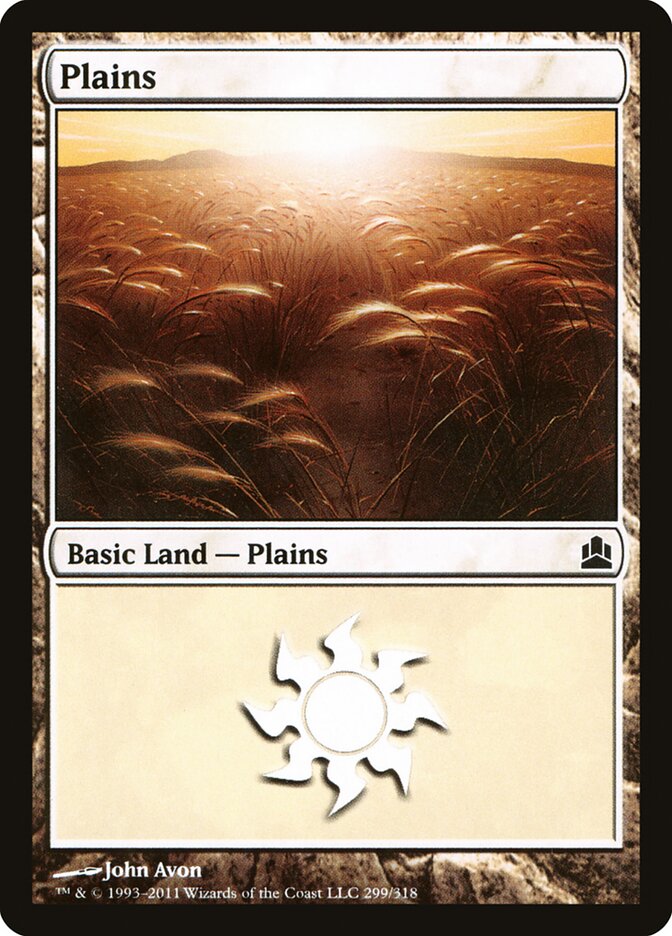 Plains, Commander 2011 · 299/318