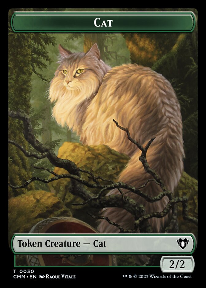 Cat, Commander Masters Tokens · 0030