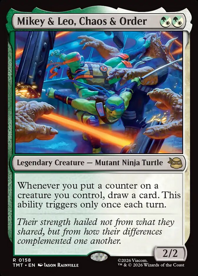 Mikey & Leo, Chaos & Order, Teenage Mutant Ninja Turtles · 0158