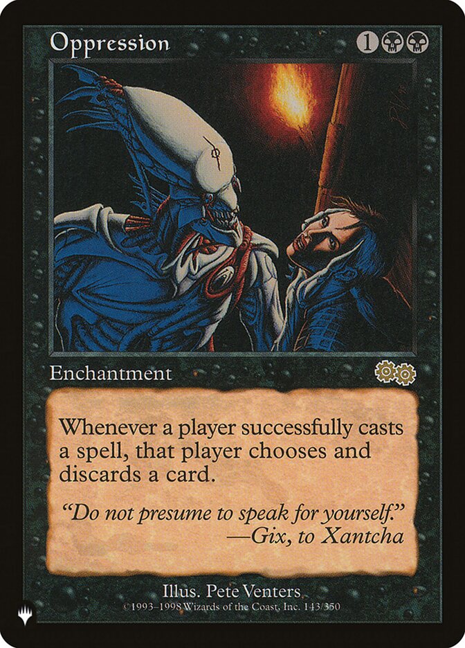 Oppression, The List · usg-143