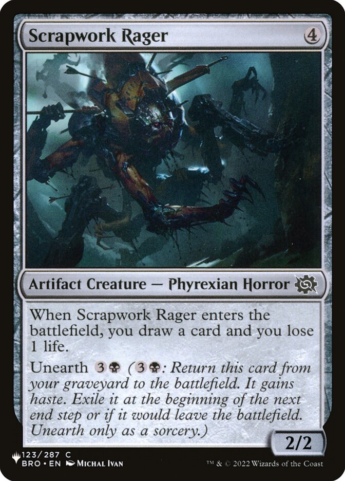 Scrapwork Rager, The List · bro-123