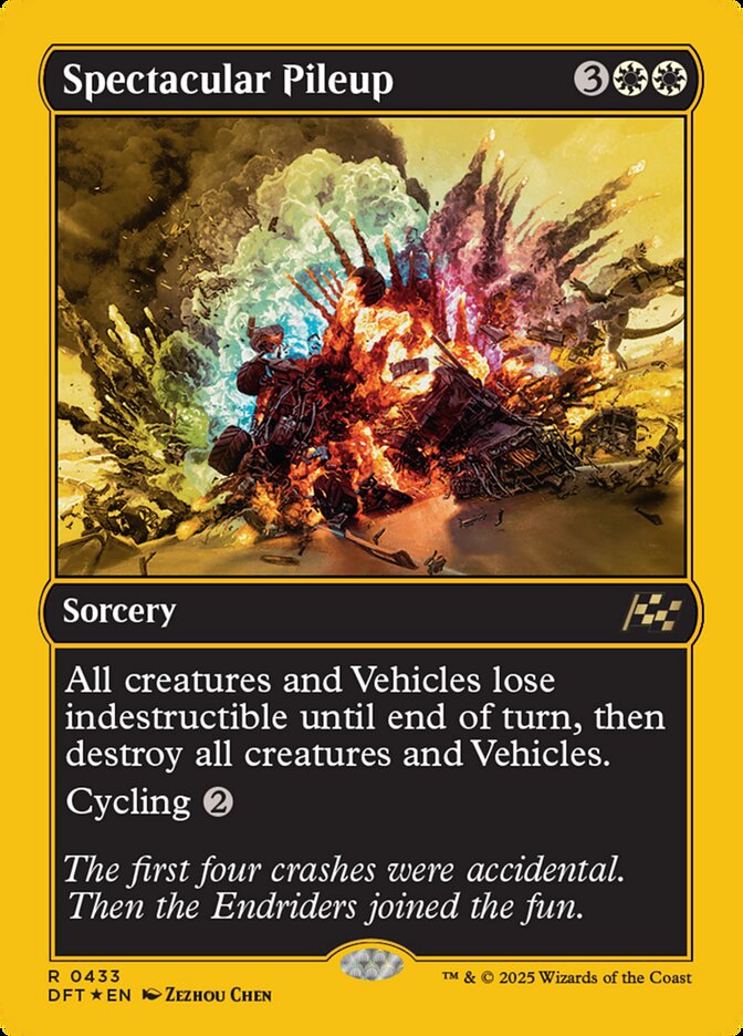 Spectacular Pileup, Aetherdrift · 0433