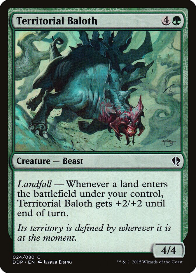 Territorial Baloth, Duel Decks: Zendikar vs. Eldrazi · 024/080