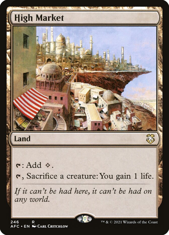 High Market, Forgotten Realms Commander · 246