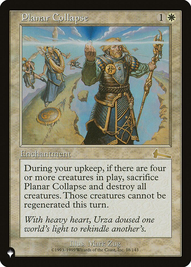 Planar Collapse, The List · ulg-18
