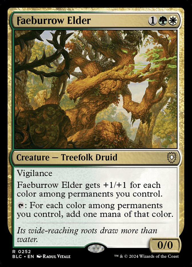 Faeburrow Elder, Bloomburrow Commander · 0252