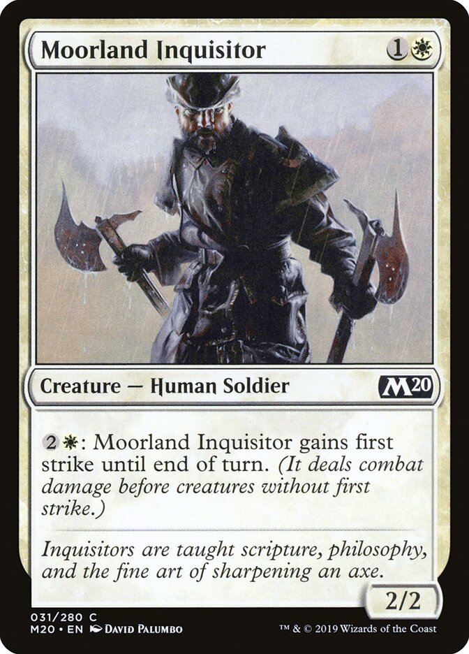 Moorland Inquisitor, Core Set 2020 · 031/280