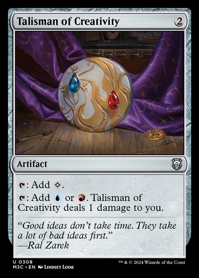 Talisman of Creativity, Modern Horizons 3 Commander · 0308