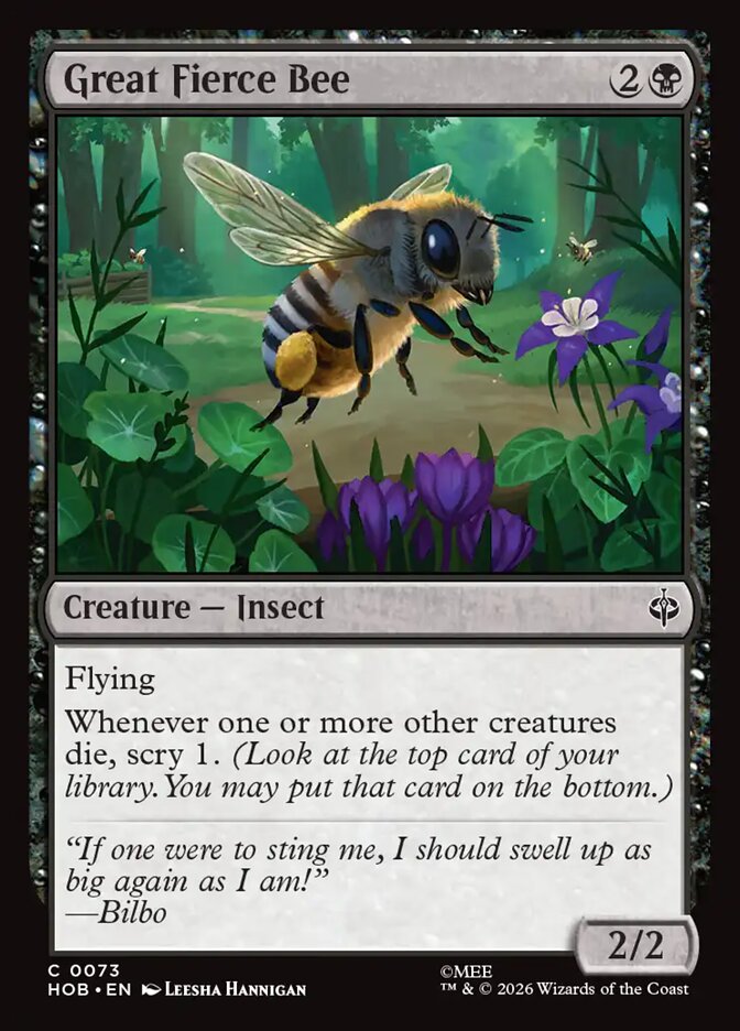 Great Fierce Bee, The Hobbit · 0073