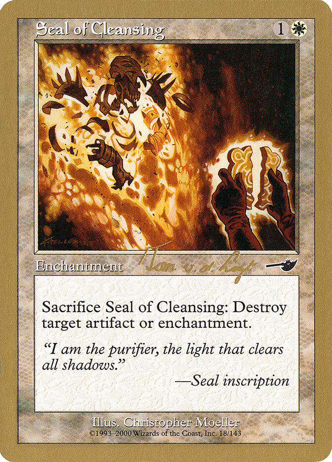 Seal of Cleansing, World Championship Decks 2000 · tvdl18