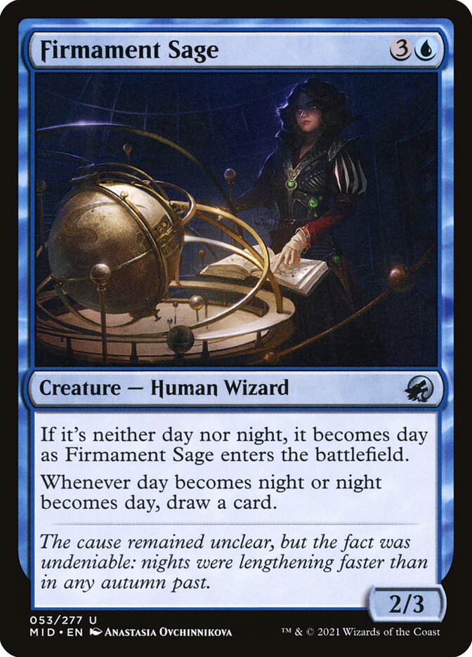 Firmament Sage, Innistrad: Midnight Hunt · 053/277