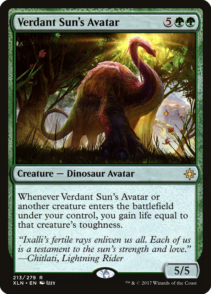 Verdant Sun's Avatar, Ixalan · 213/279