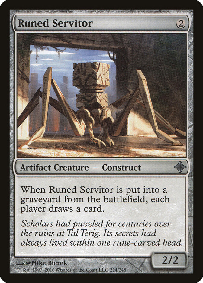 Runed Servitor, Rise of the Eldrazi · 224/248