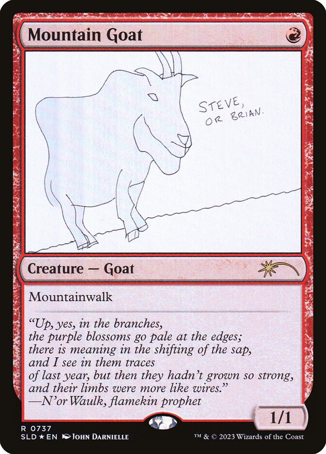 Mountain Goat, Secret Lair Drop · 737