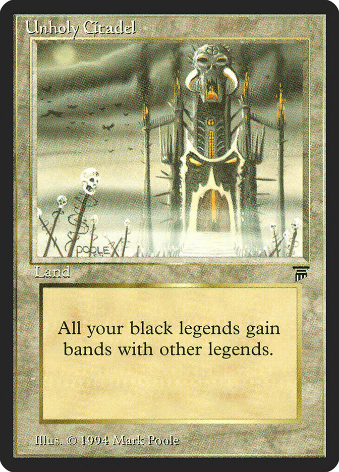 Unholy Citadel, Legends · 309