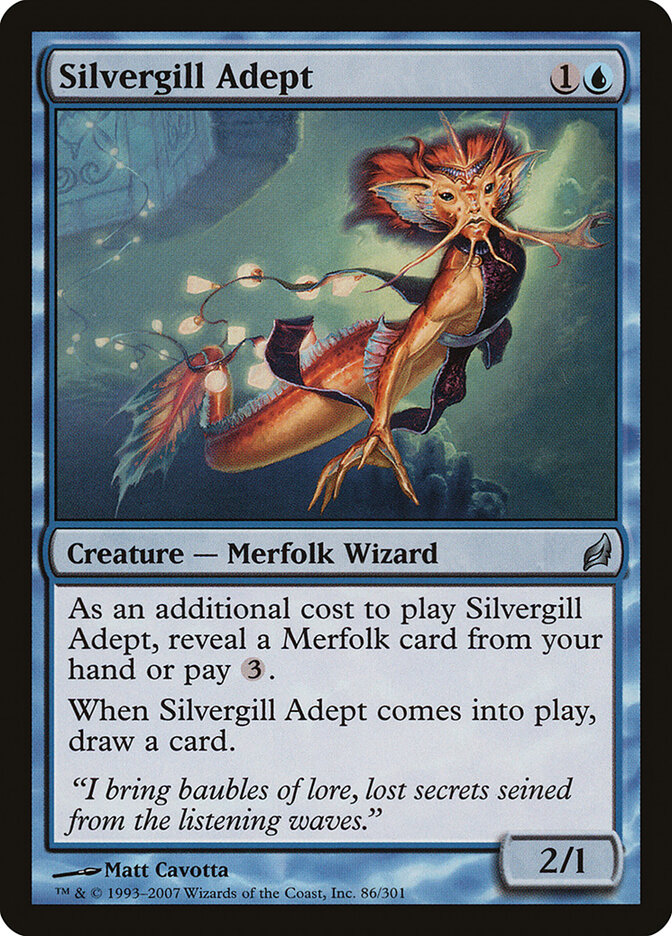 Silvergill Adept, Lorwyn · 86/301