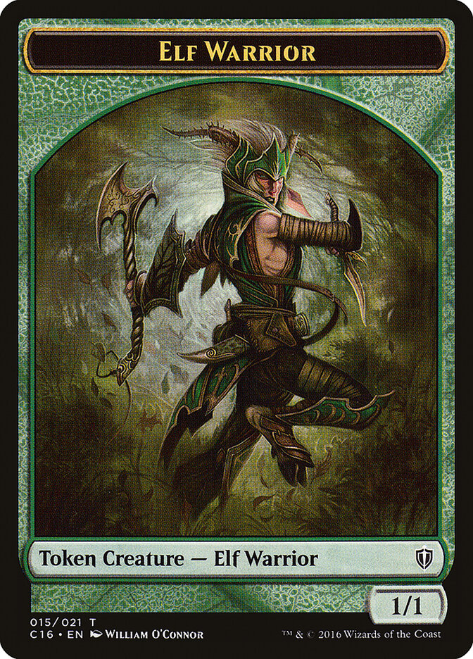 Elf Warrior, Commander 2016 Tokens · 015