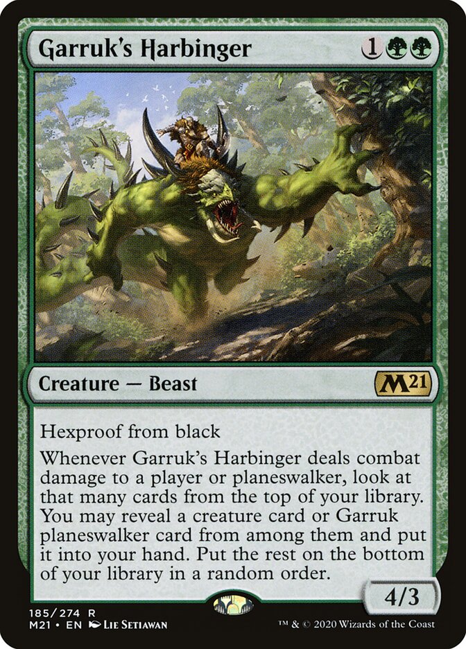 Garruk's Harbinger, Core Set 2021 · 185/274