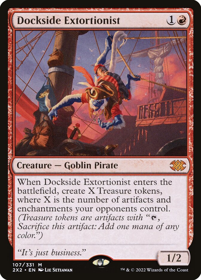 Dockside Extortionist, Double Masters 2022 · 107/331