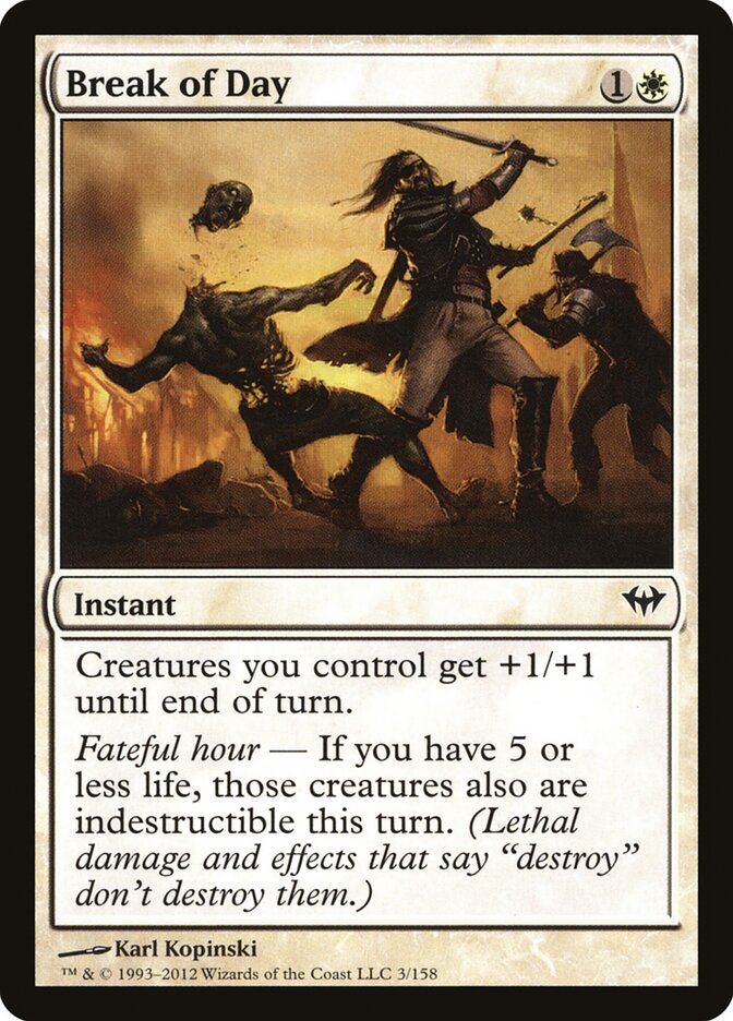 Break of Day, Dark Ascension · 3/158