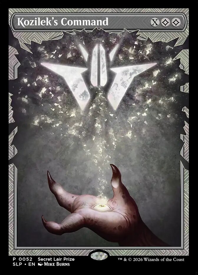 Kozilek's Command, Secret Lair Promo · 052