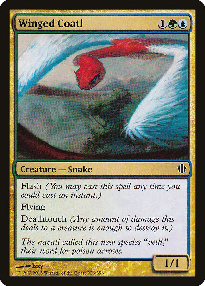 Winged Coatl, Commander 2013 · 226/356