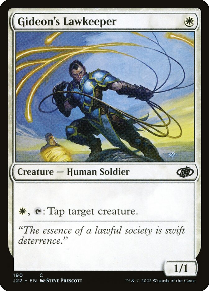 Gideon's Lawkeeper, Jumpstart 2022 · 190