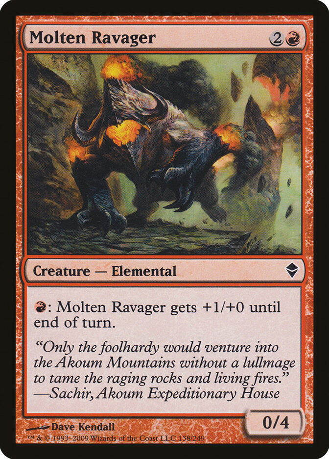 Molten Ravager, Zendikar · 138/249
