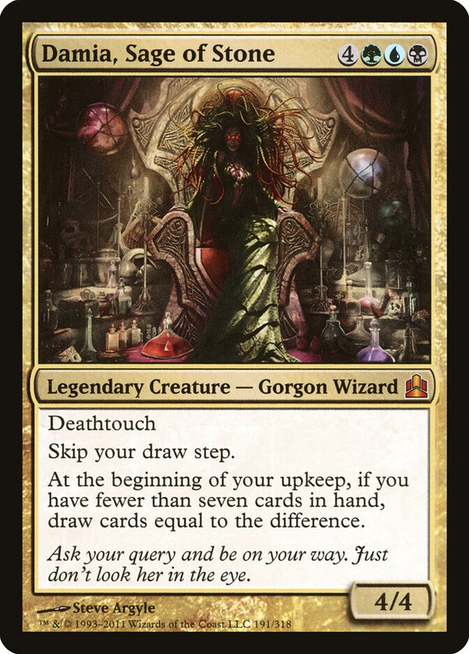 Damia, Sage of Stone, Commander 2011 · 191/318