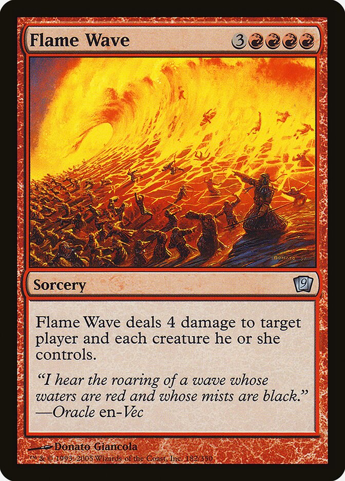 Flame Wave, Ninth Edition · 182-star