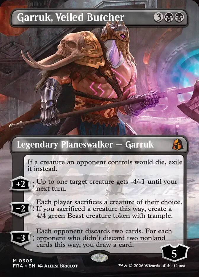 Garruk, Veiled Butcher, Reality Fracture · 0303