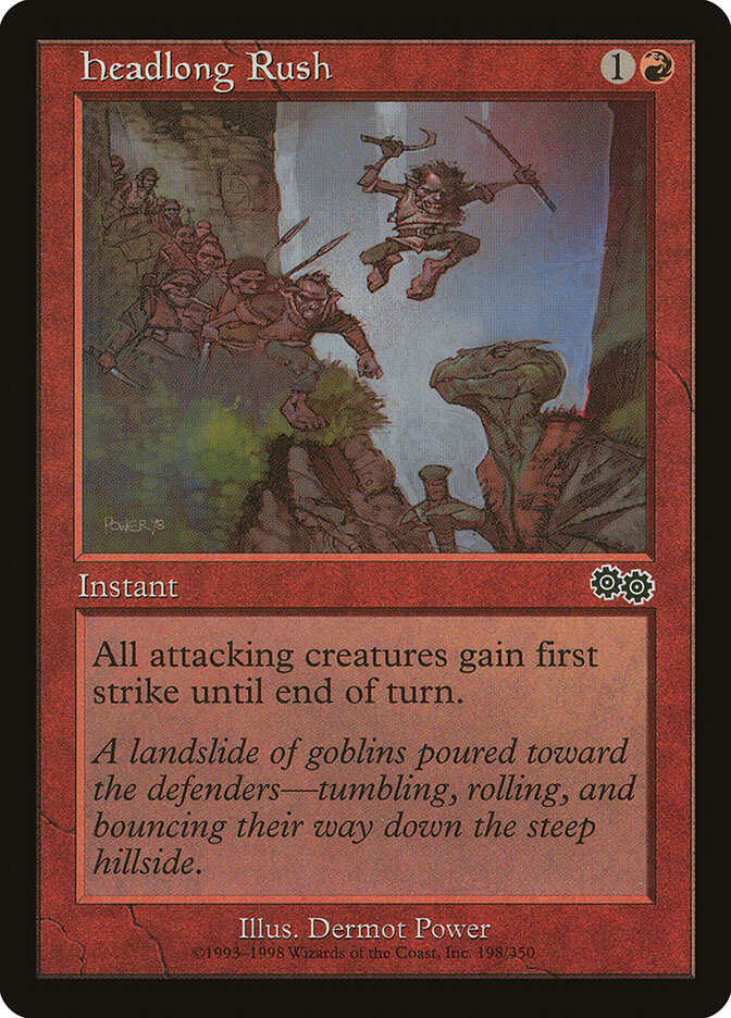 Headlong Rush, Urza's Saga · 198/350
