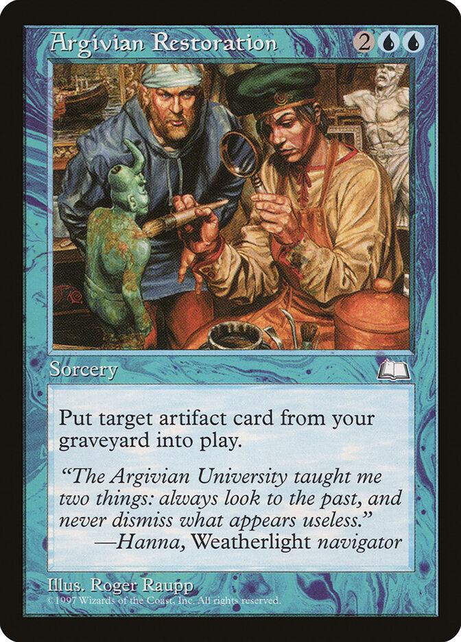 Argivian Restoration, Weatherlight · 34