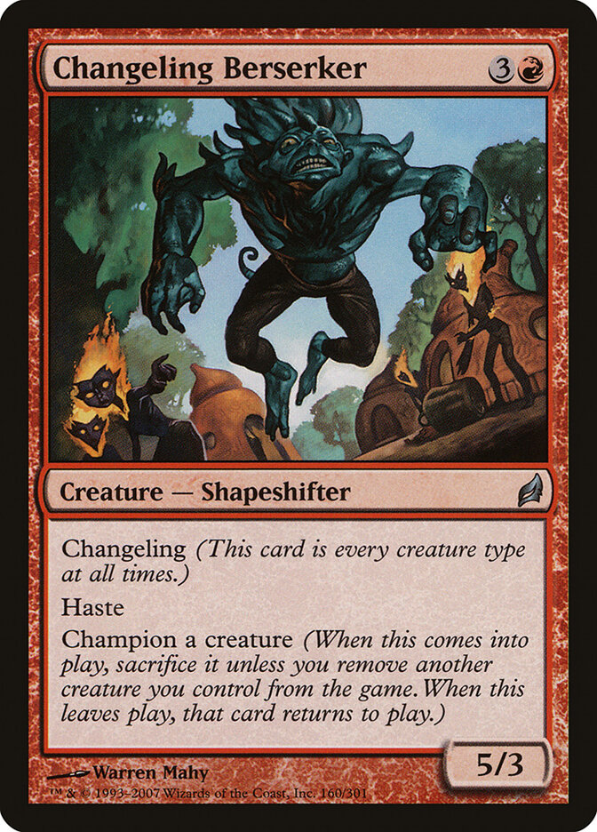 Changeling Berserker, Lorwyn · 160/301