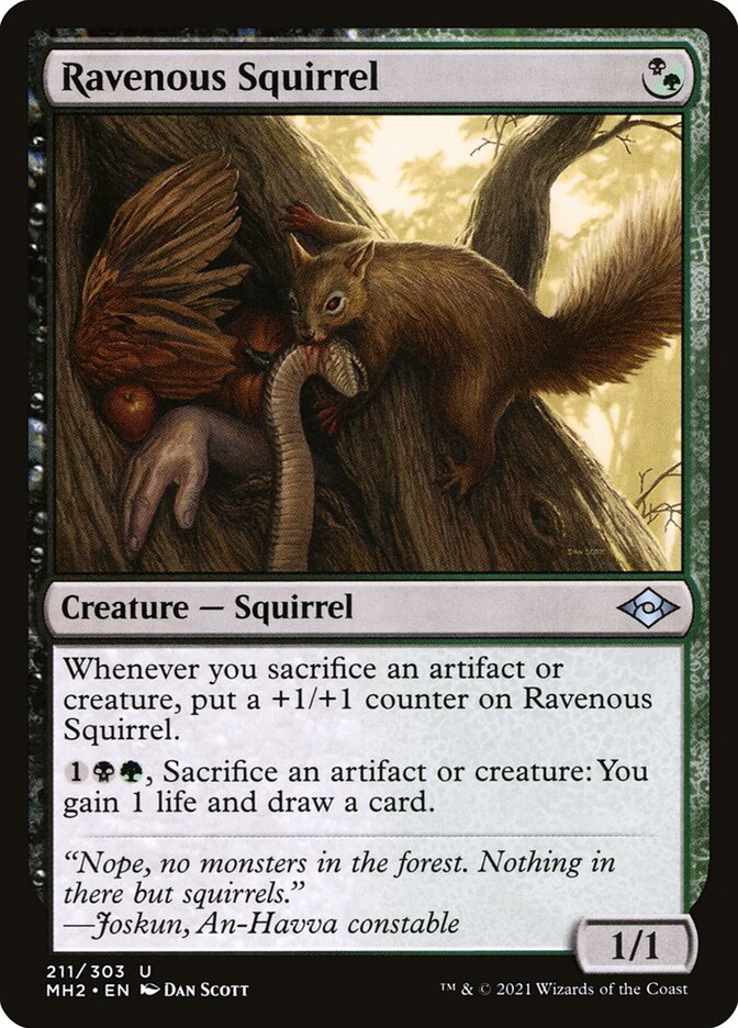 Ravenous Squirrel, Modern Horizons 2 · 211/303