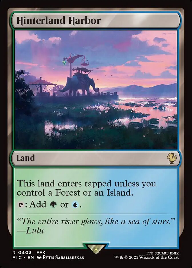 Hinterland Harbor, Final Fantasy Commander · 0403